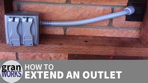 how to extend plugs in electrical boxes|exterior electrical box extender.